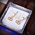Dior Colorful Gold Earrings 824