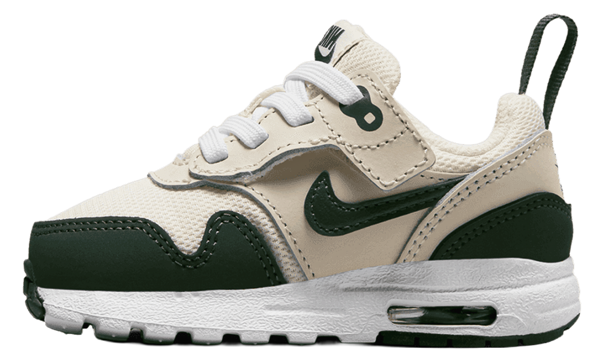 Air Max 1 EasyOn TD "Pale Ivory White Bicoastal Vintage Green" DZ3309 107